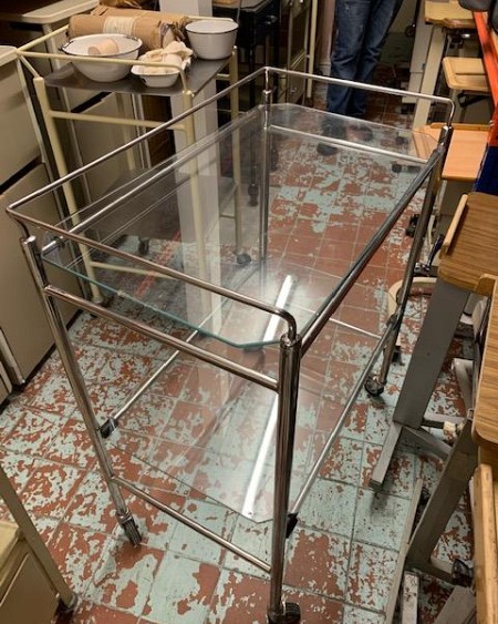 Steel and Glass Trolley